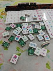 Emerald Inspired 4-Layer American Mahjong Tiles