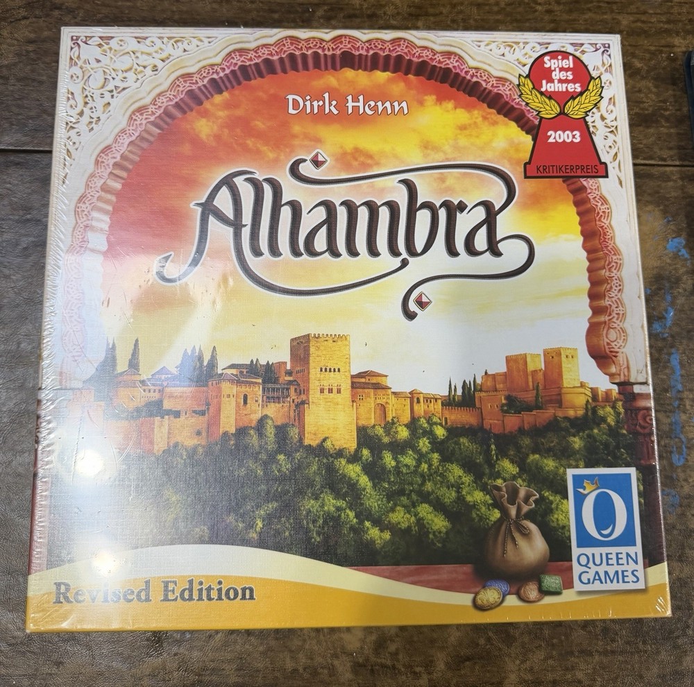 Alhambra Revised Edition Queen Games NEW SEALED Spiel des Jahres 2003 Dirk Henn