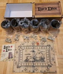 Brybelly Liar’s Dice Pirate Theme Complete Dice Game Set