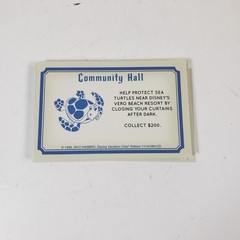 Monopoly Disney Vacation Club Edition 16 Community Hall Cards Only (cc102)