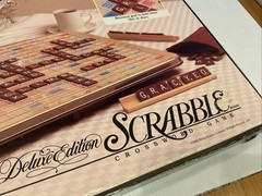 Milton Bradley 1989 #4034 Scrabble Deluxe Edition Board Game Complete Turntable
