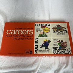 Vtg 1971 Parker Bros Careers Board Game Complete Orange Box Space Ecology