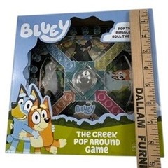 Bluey Kids The Creek Pop Around Board Game Blue New Bingo Bandit Chili Muffin