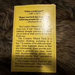 VTG Creative Whack Pack Roger von Oech Thinking Workshop Cards Game 1992 AMAZING
