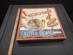 Vtg The Original Skittle Bowl Board Game Complete 3 Ex Pins Score Cards Manual