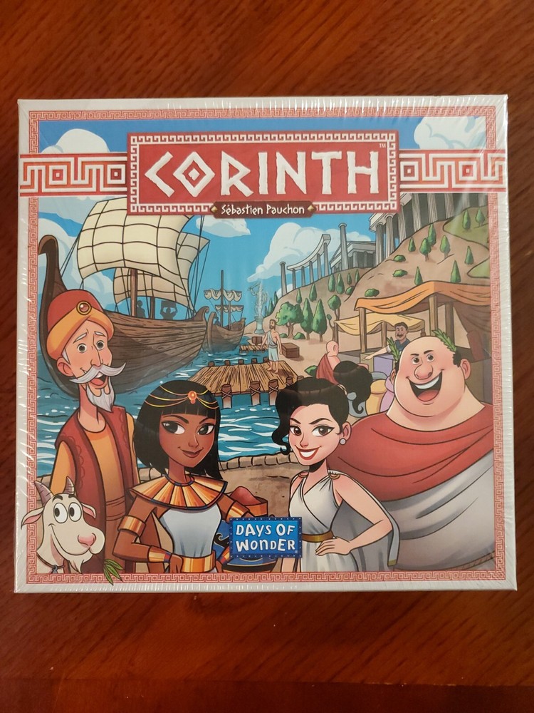 CORINTH. 2019 Board Game By Sebastien Pauchon. Published by Days Of Wonder