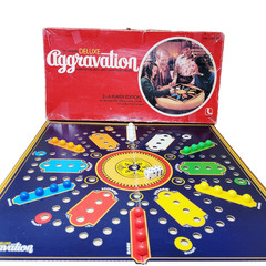 Vintage 1982 Aggravation Game Deluxe Player Edition by Lakeside – Complete