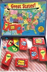 Great States Board Game 1999 Award Winner geography (1 Card Missing Of 300)