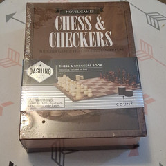 Dashing Chess & Checkers Book Style Strategy Board Game Ages 6+ 2 Players 906686
