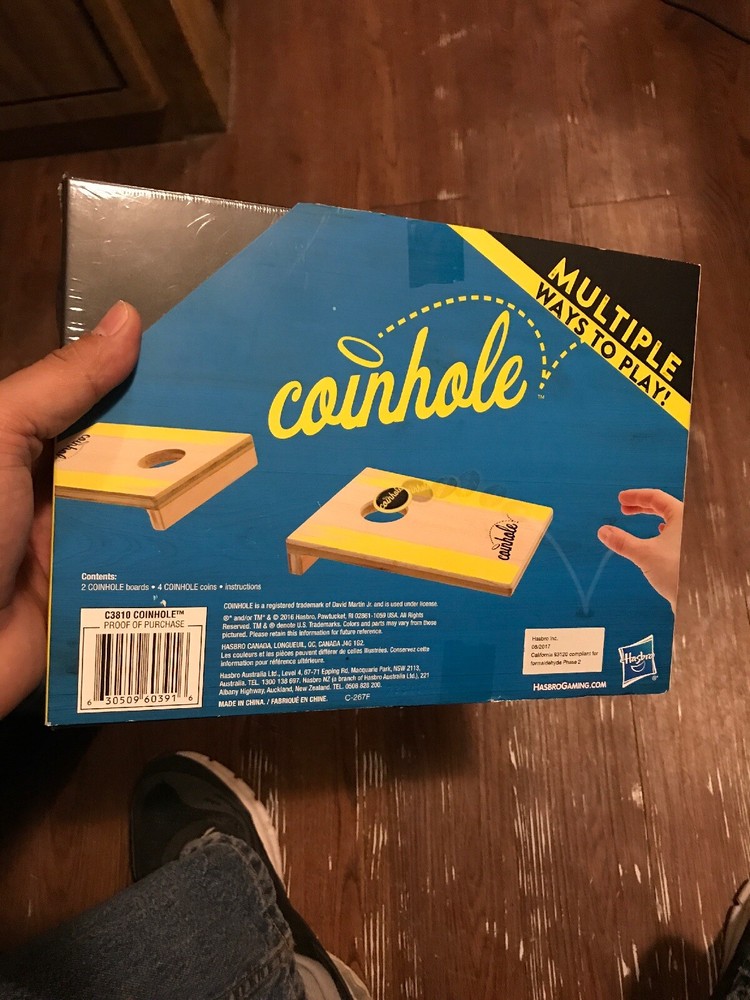 Hasbro Gaming – Coinhole – Coin Bouncing Game FACTORY SEALED