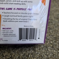 Charty Party! Hilarious Party Game ALL AGES Edition Complete In Box