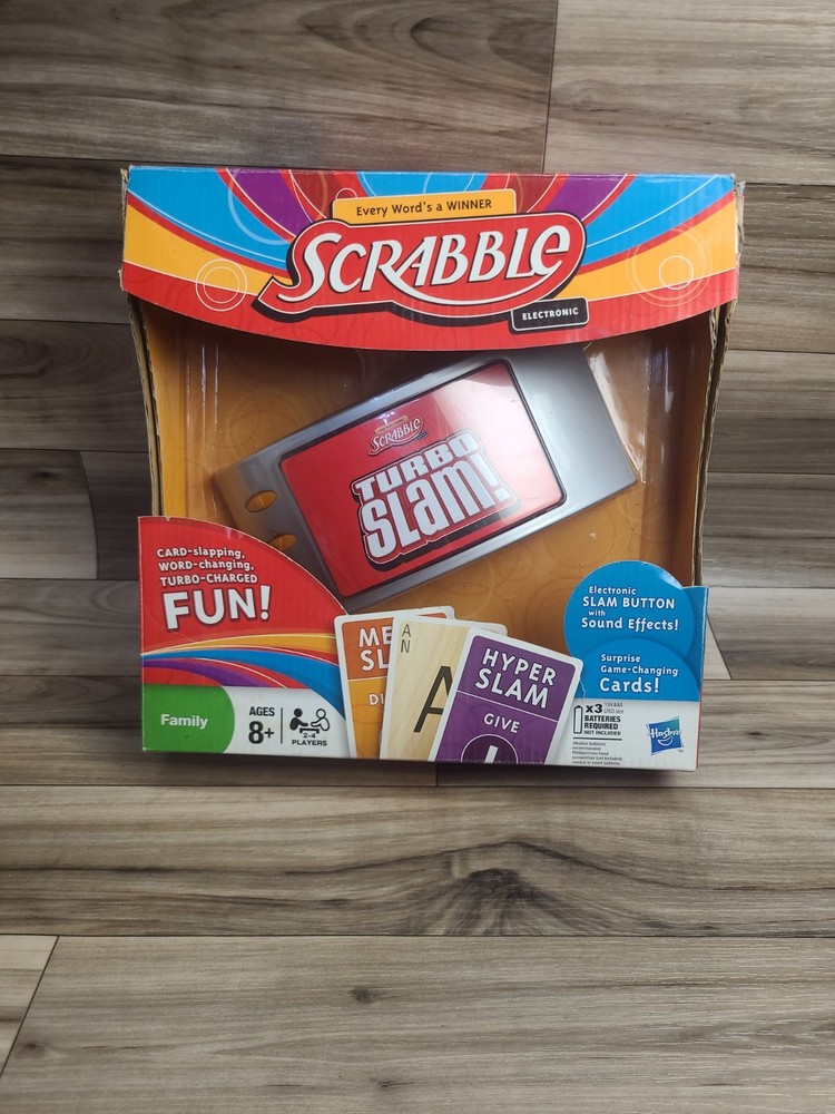 Hasbro Electronic Turbo Slam Scrabble Game (2011) Classic Game New In Box