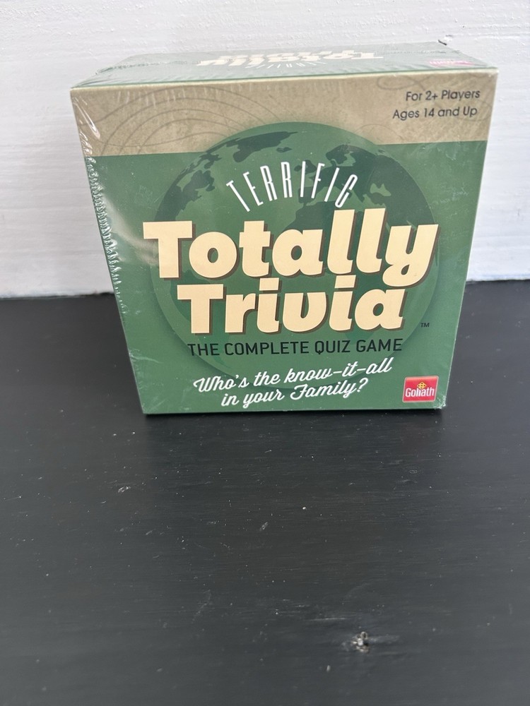 Goliath Quiz Master: Totally Trivia 900 Questions Fun Family Game New Sealed