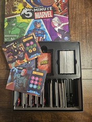 5 Minute Marvel Strategy Card Game Spin Master Connor Reid – Missing 2 Cards