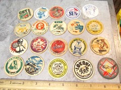Pog Pogs game set of 20 various Hawaii pog playing caps pieces, fun set!