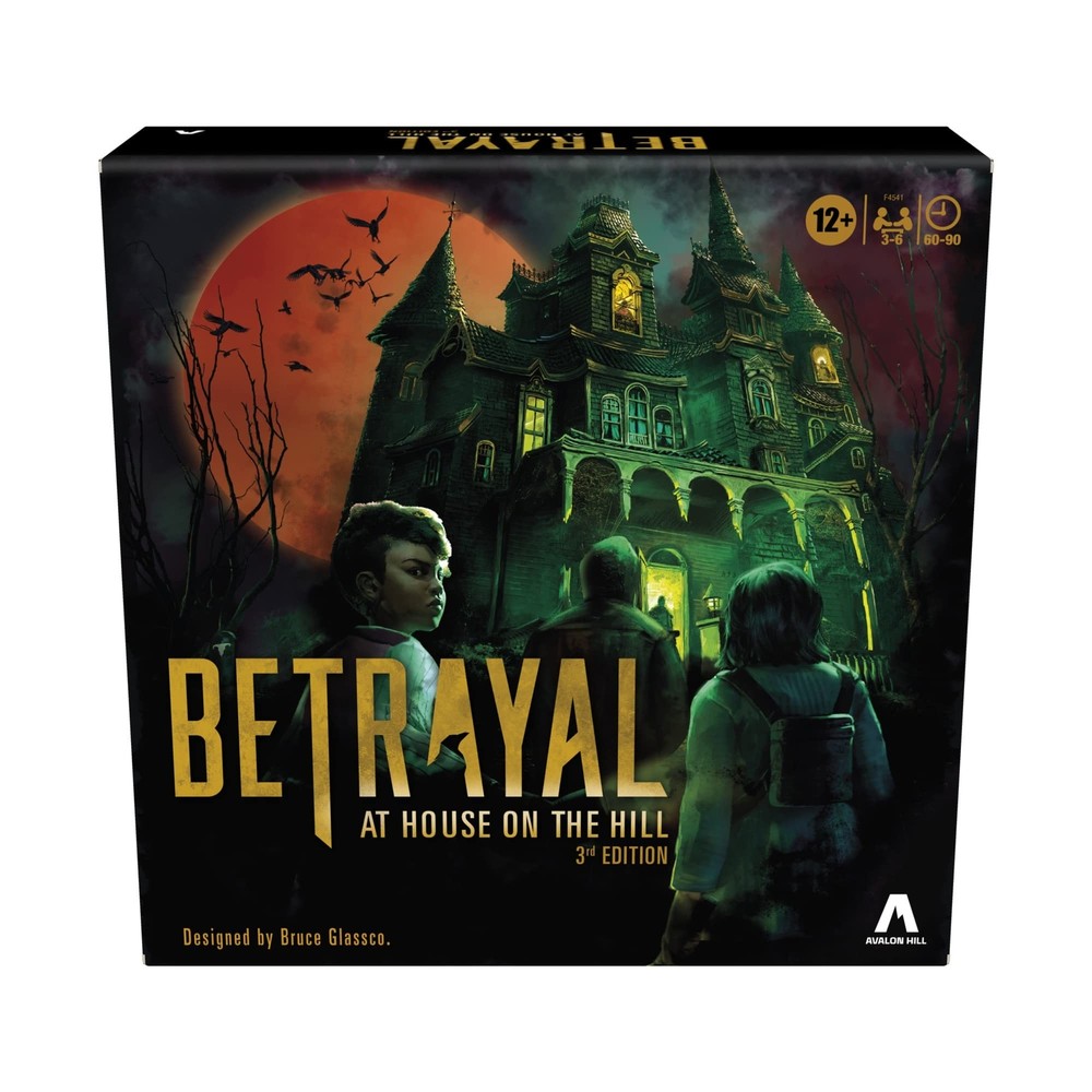 Avalon Hill Hasbro Gaming Betrayal at The House on The Hill 3rd Edition Coope…
