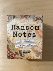 Ransom Notes: The Ridiculous Word Magnet Party Game (RO)