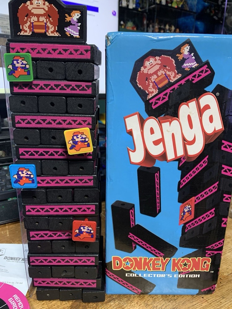 Donkey Kong Jenga 2008 Collector’s Edition Nintendo Game 100% Complete w/ box
