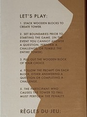 Tease or Tumble Tower 18+ Couple Game Urban Outfitters Wooden Stacking Tower