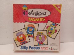 Colorforms SILLY FACES Game 1998 University Games NEW SEALED/READ FREE SHIP