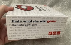 That’s What She Said The Party Board Game of Twisted Innuendos – See Pics