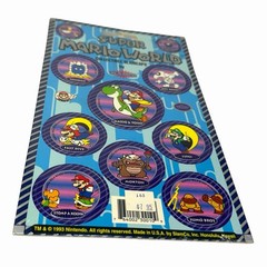 Vintage 1993 Nintendo NOS Super Mario World Slamcaps Pogs By Slamco NEW Sealed