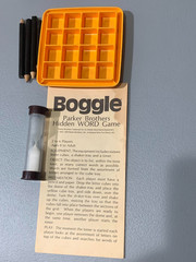 Boggle Parker Brothers Hidden Word Game VTG 2-6 Players Ages 8-Adult Complete