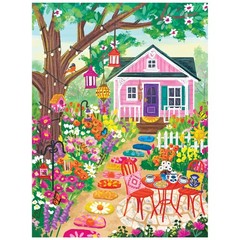 Jigsaw Puzzle 300 Piece Floral Garden 18 x 24 RoseArt Olivia Gibbs Colorful Size