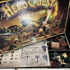 Hero Quest Board Game – 1989 Milton Bradley-Complete- Organized – Read