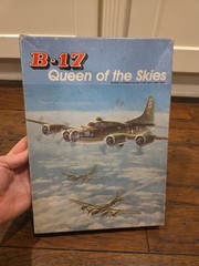 B-17 Queen Of The Skies Solitaire Board Game Avalon Hill Vintage 1983 WWII