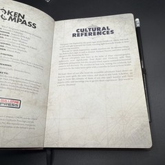 Adventure Journal Broken Compass RPG Book / Board Game Accessory CMON