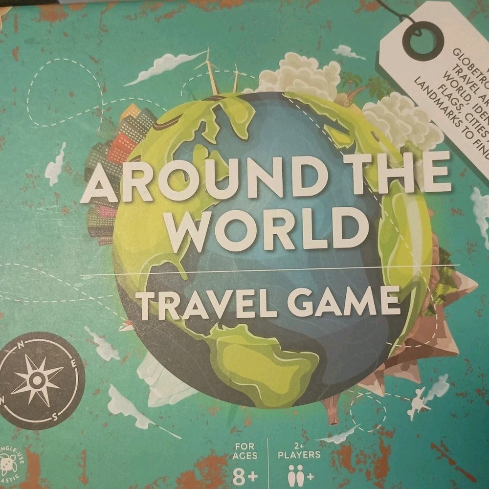 Around The World Travel Game Board Game 4-6 Players G1