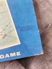 Pirate and Traveler Board Game Milton Bradley 1960 tokens board spinner cards