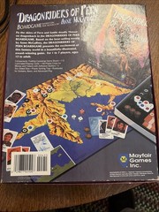 Mayfair Board Game Dragonriders of Pern Plastic Tokens Vintage 1989