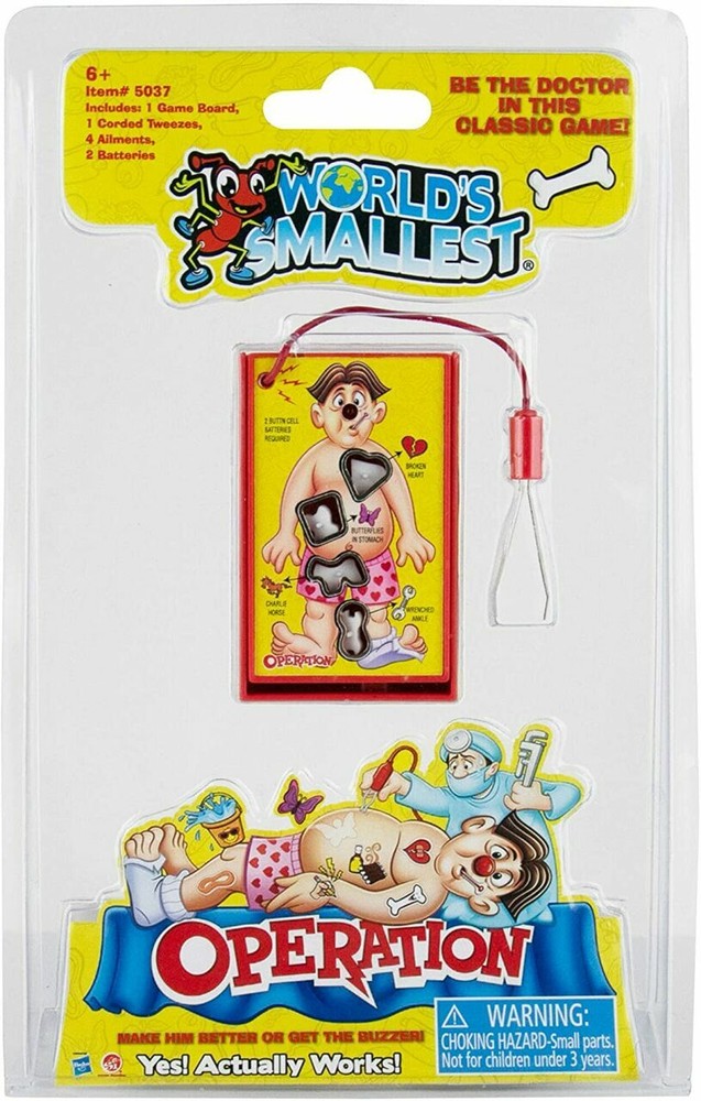World’s Smallest OPERATION Board Game Toy Miniature