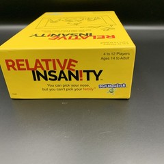 Relative Insanity Game -Jeff Foxworthy- Play Monster 4-12 Players /14+ Years Old