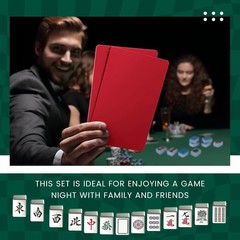 Compact and Portable Mahjong Tile Mixer Shuffler Set – Perfect for Travelers
