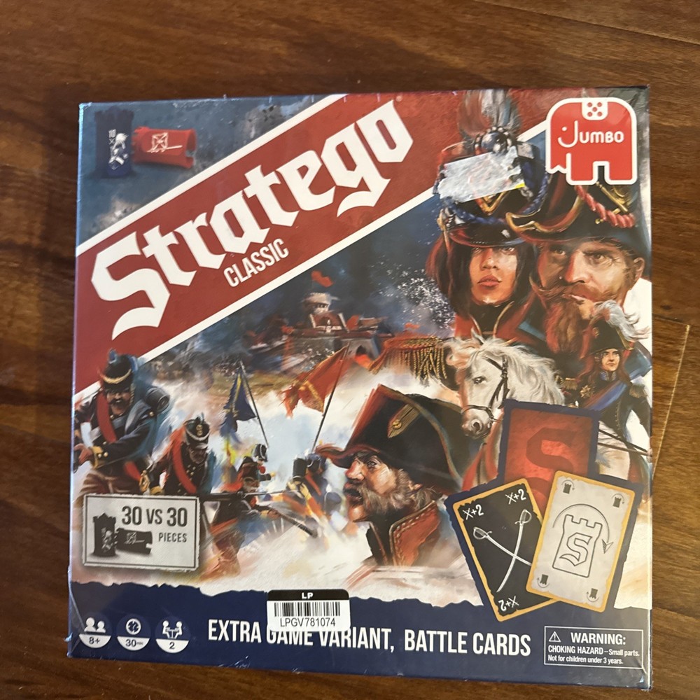 NEW & SEALED! Stratego Classic Board Game War Strategy Game With Battle Cards