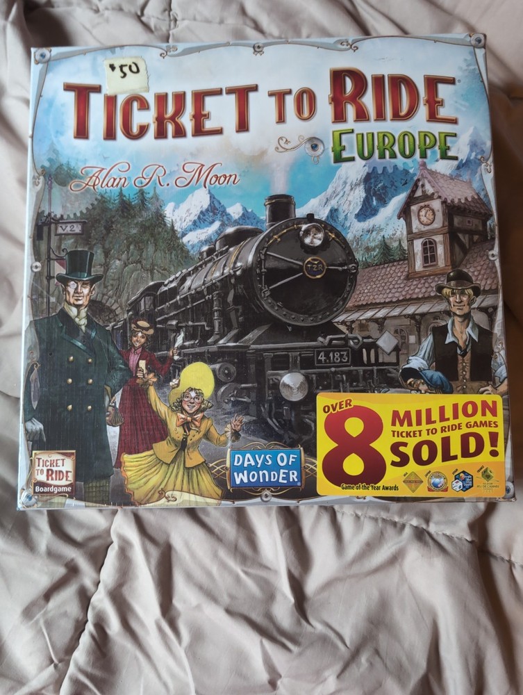 BNIB – Days of Wonder Ticket to Ride Europe Board Game – DO7202