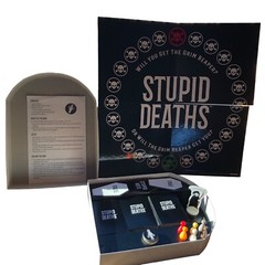 Stupid Deaths Kids Halloween Night Board Game Trivia Fun Party Teens 12 To Adult