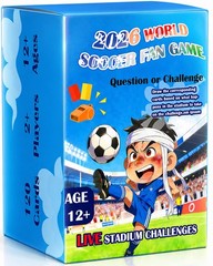 2026 World Soccer Live Watch Party Game – 120 Challenges & Questions Interact…