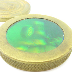 NHL Limited Edition Slammer Pogs 1995 AC Sales Metal Token Hologram Slap Shot