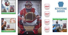Pitch N’ Stick Kids Baseball Game Set – Wall Poster & 4 Sticky Balls