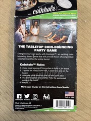Coinhole The Coinhole Tabletop Coin-Bouncing Party Game New In Box
