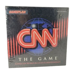 CNN The Game Cover The World As A CNN TV Correspondent Board Game Trivia