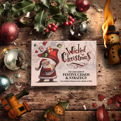 Wicked Christmas Card Game Wonky Penguin Holiday Festive Chaos Family Fast