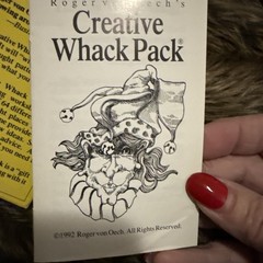 VTG Creative Whack Pack Roger von Oech Thinking Workshop Cards Game 1992 AMAZING