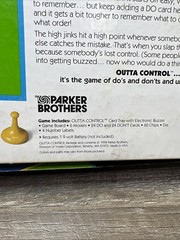 Vintage 1992 Parker Brothers Outta Control Electronic Board Game – 100% Complete