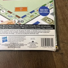 NEW Colorforms MONOPOLY Hasbro Board Game Limited Edition 2022 Travel Size