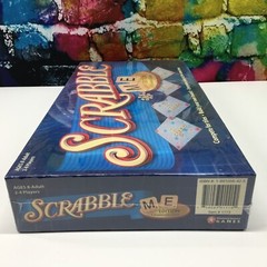 Scrabble Me Edition Crossword Game Words Wood Tiles 2-4 Players Ages 8-Adult NEW